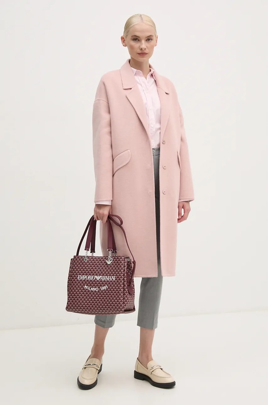 Вовняне пальто United Colors of Benetton 28F7DN06B