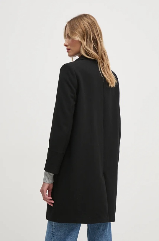 Одяг Вовняне пальто United Colors of Benetton 2O9VDN064 чорний