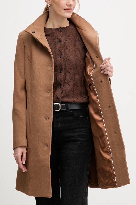 Vlněný kabát Dkny DLEMW021