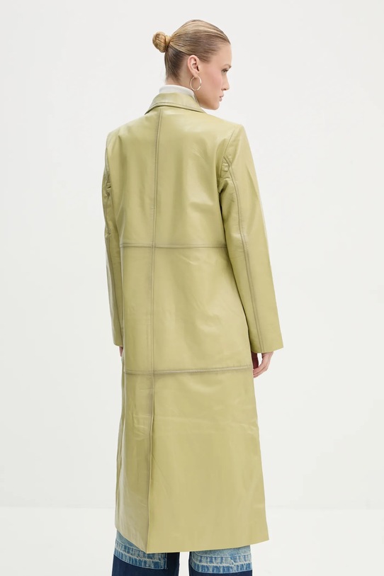 Odzież Résumé płaszcz skórzany CynthiaRS 222881243 zielony
