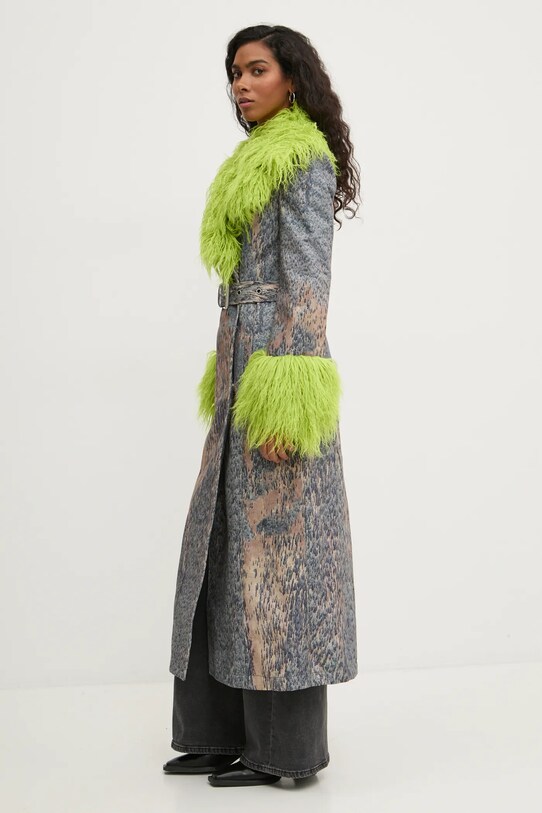 Kabát Diesel G-ROOVE sivá A14533.0JPAU