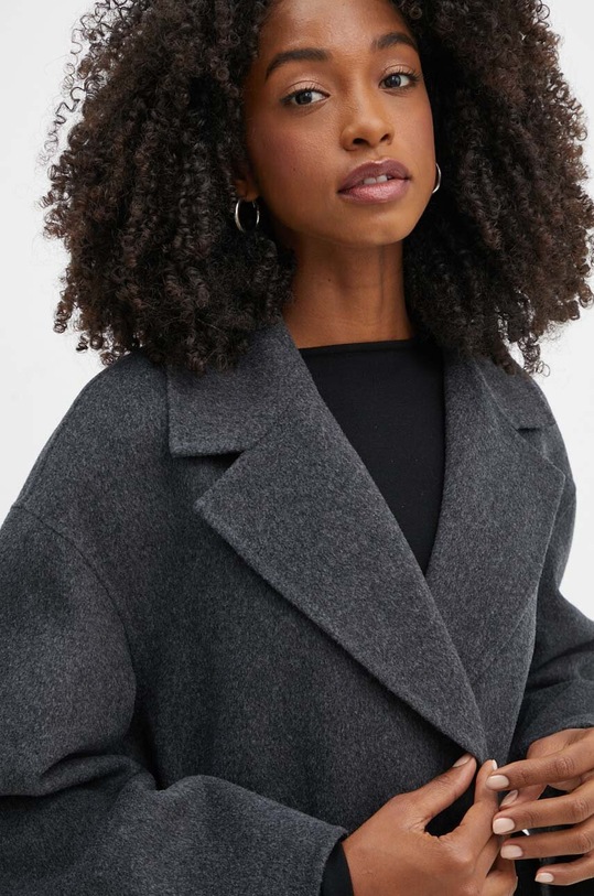 Marella cappotto in lana grigio 2423016011200