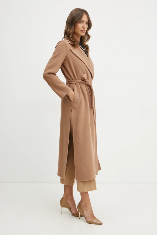 Marella palton de lana 2423016031200 maro AW24