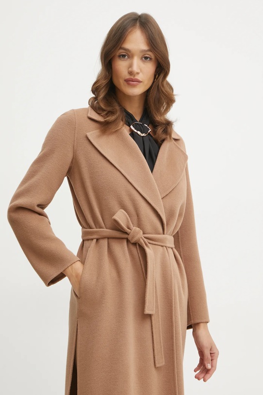 Marella palton de lana maro 2423016031200