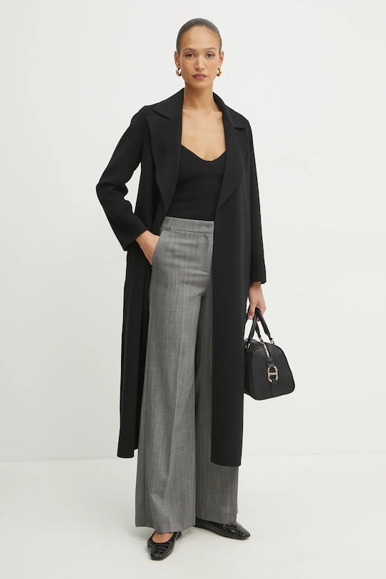 Vlněný kabát Marella 2423016031200 černá AW24