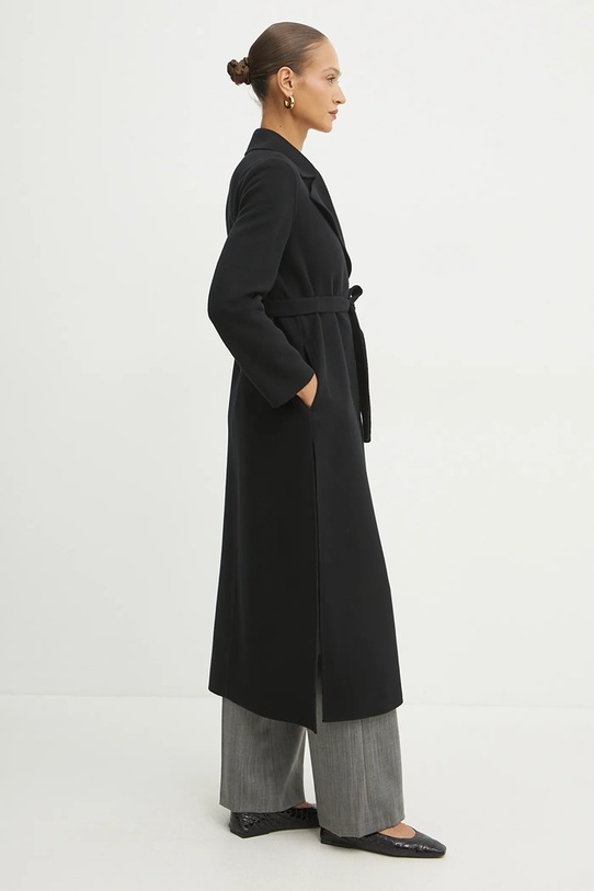 Vlněný kabát Marella černá 2423016031200