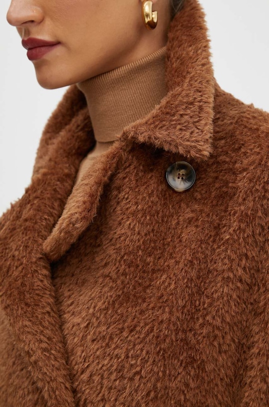 Marella płaszcz wełniany 2423016061200 brązowy