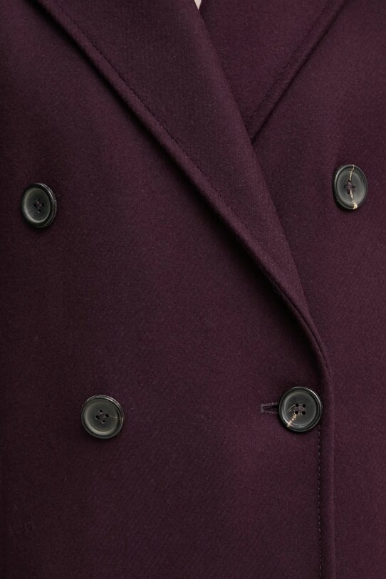 Шерстяное пальто PS Paul Smith W2R.240C.N21059 фиолетовой