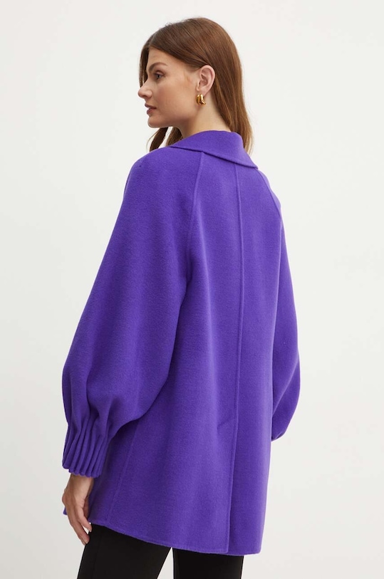 Îmbrăcăminte Luisa Spagnoli geaca de lana SILLABE 541204 violet