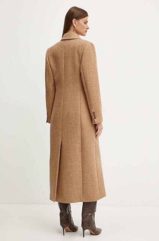 Abbigliamento Luisa Spagnoli cappotto in lana STROFE 541224 marrone