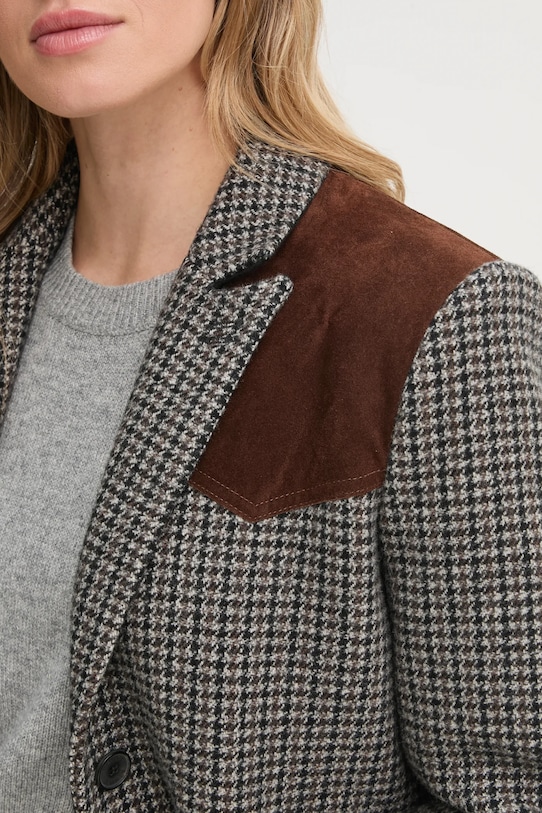 The Kooples płaszcz FMAN29002K