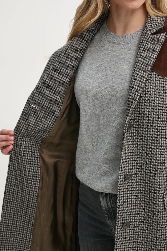 The Kooples płaszcz FMAN29002K