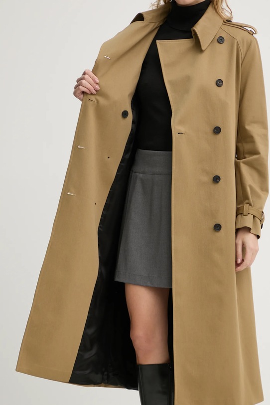 The Kooples trencz bawełniany FTRE29002K