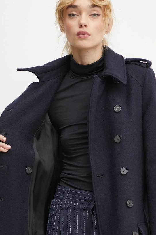 The Kooples płaszcz wełniany FTRE29003K