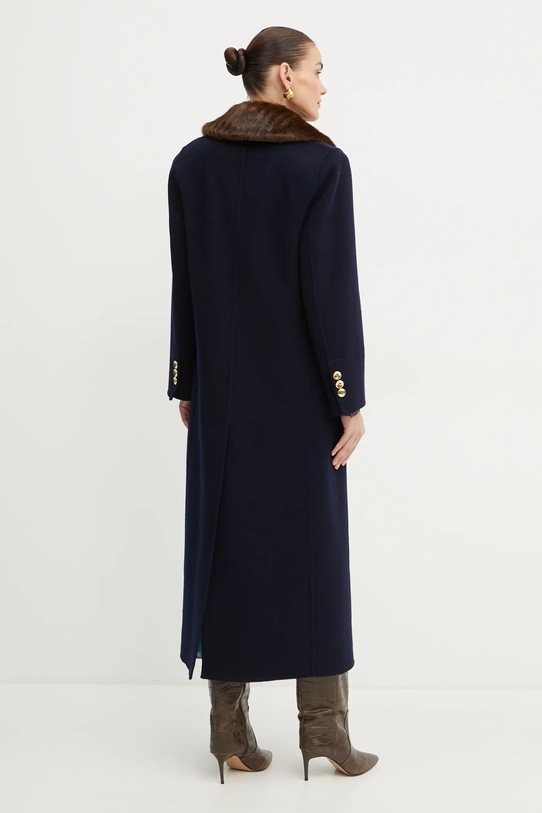 Oblečení Vlněný kabát Luisa Spagnoli 541564 námořnická modř