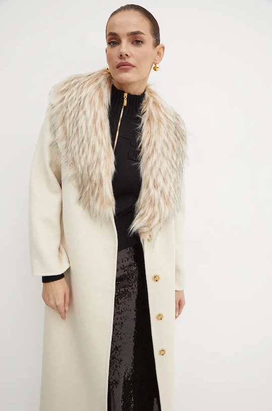 Îmbrăcăminte Luisa Spagnoli palton de lana SUPPLICA 541206 bej