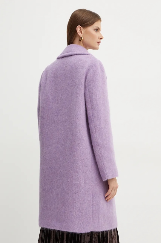 Îmbrăcăminte Weekend Max Mara palton de lana 2425016032600 violet
