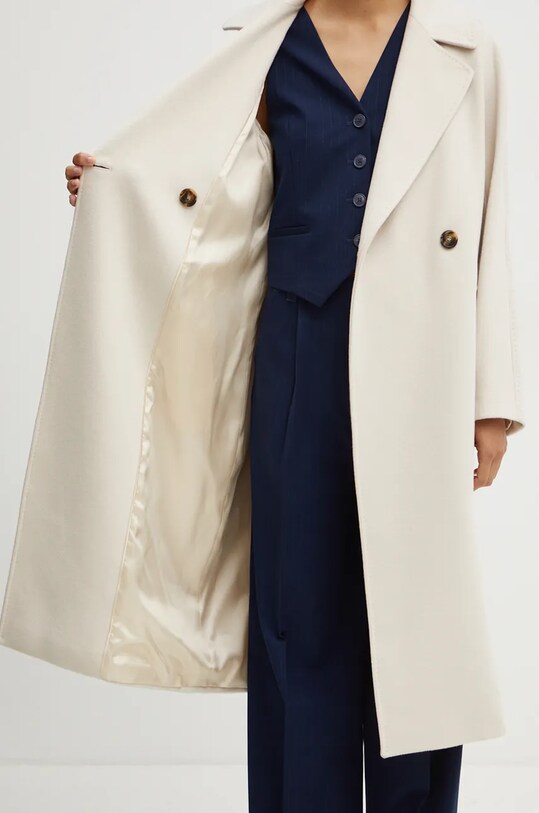 Weekend Max Mara płaszcz wełniany 2425016092600