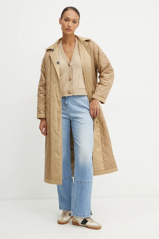 Двосторонній плащ Weekend Max Mara 2425026012600 бежевий AW24