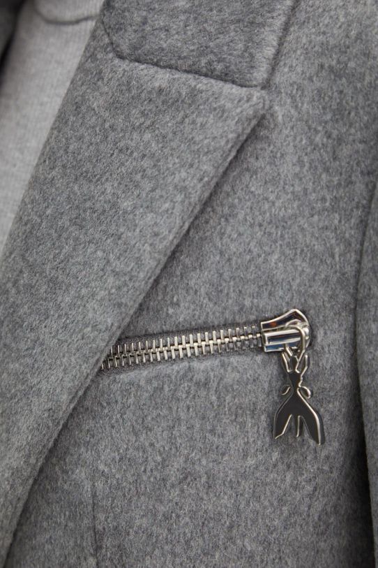 Vuneni kaput Patrizia Pepe 2O0166.A171 siva