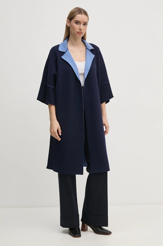 United Colors of Benetton pulover 1144EN00D bleumarin AW24