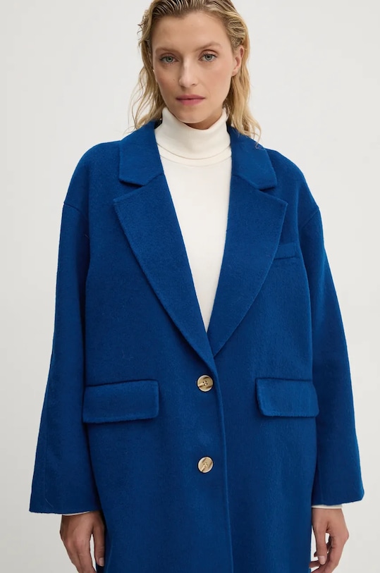 Kaput American Vintage plava DADO17KH24