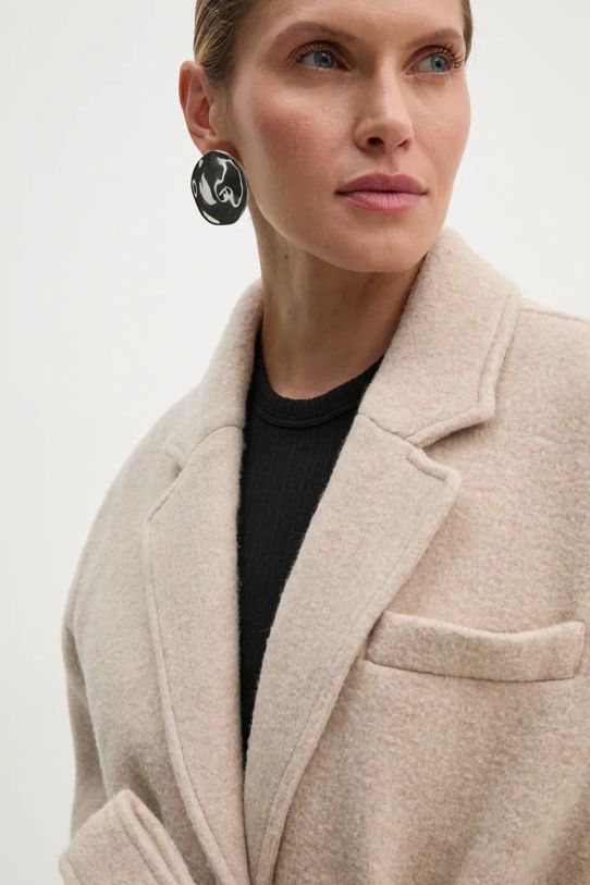 Vlněný kabát American Vintage NAD17BH24