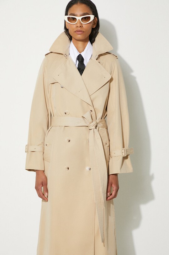 Oblečení Trench kabát Kenzo Long Kimono Trench FE62MA2179OI.11 béžová