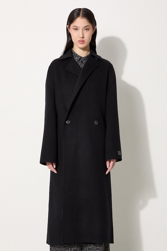 Kenzo cappotto in lana Long Cashemere Coat FE62MA2169WA.99 nero