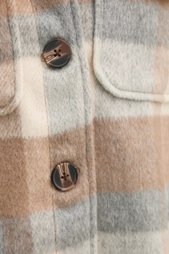 Pepe Jeans kurtka koszulowa z domieszką wełny CAMERON PL402461