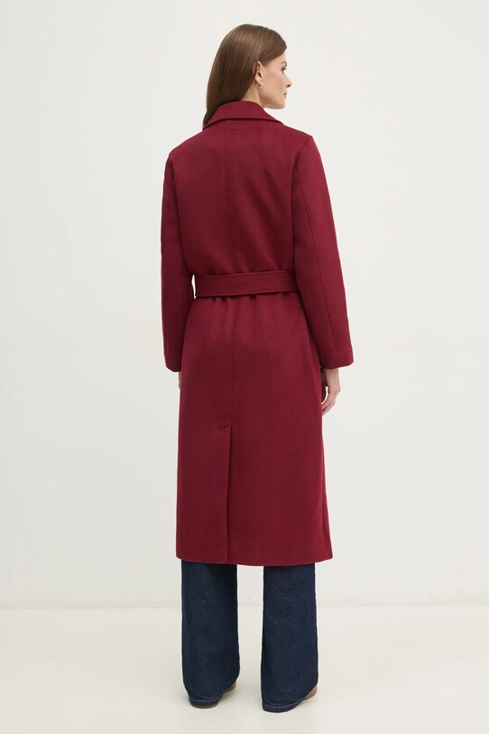 Îmbrăcăminte Pepe Jeans palton de lana BRENDA PL402479 burgundia