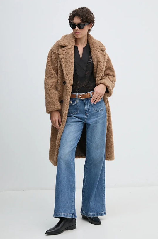 Joop! płaszcz 30044229 beżowy AW24
