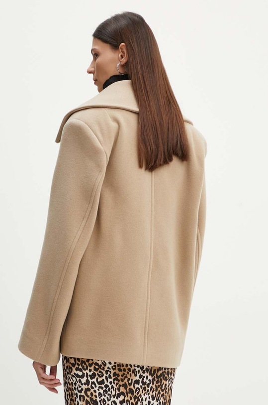 Дрехи Вълнено палто IRO WP137HELIA бежов