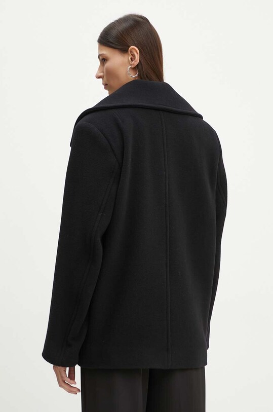 Îmbrăcăminte IRO palton de lana WP137HELIA negru