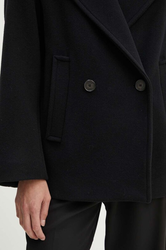 IRO palton de lana WP137HELIA negru