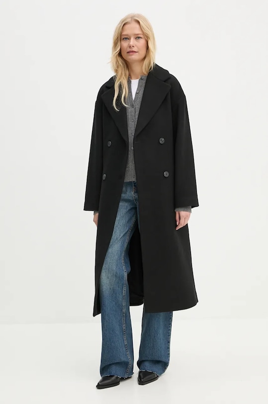 Marc O'Polo cappotto in lana DENIM non isolato nero 5000005168