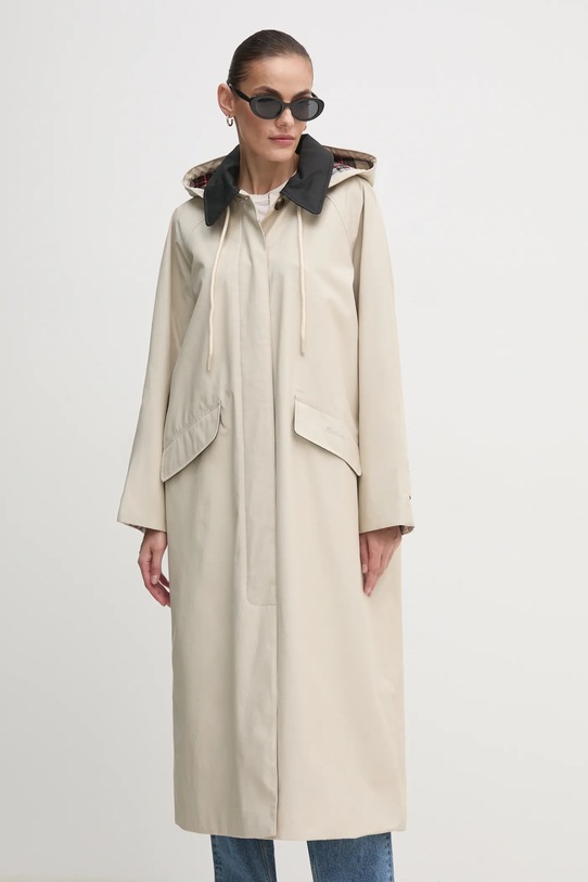 Kabát Barbour X Alexa Natalie Trench Coat nezateplené béžová LWB0907