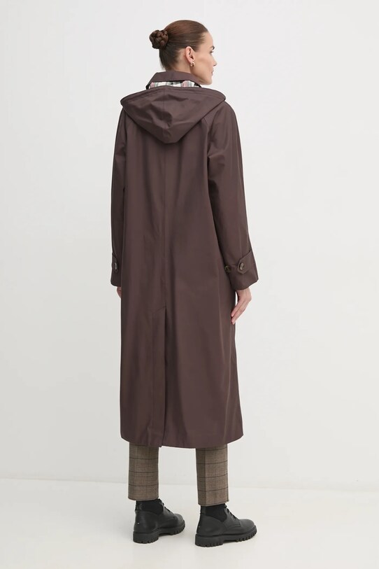 Abbigliamento Barbour cappotto X Alexa Natalie Trench Coat LWB0907 marrone