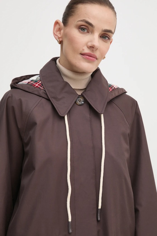 Палто Barbour X Alexa Natalie Trench Coat кафяв LWB0907