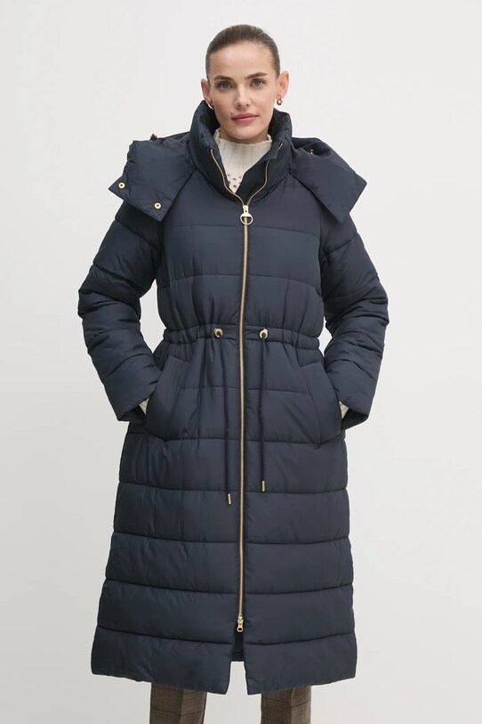 Barbour geacă Mannue Puffer cu captuseala bleumarin LQU1782