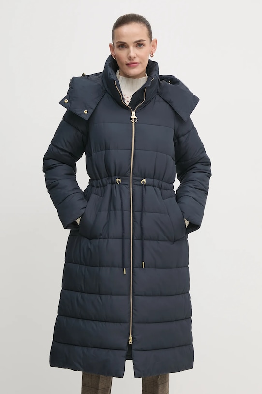 Barbour geacă Mannue Puffer cu captuseala bleumarin LQU1782