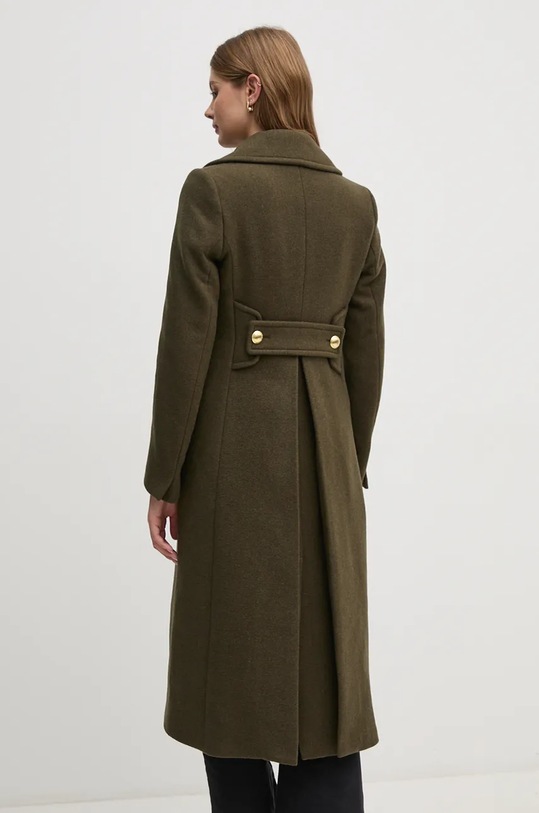 Oblečení Vlněný kabát Barbour Reva Wool Military Coat LWO0234 zelená