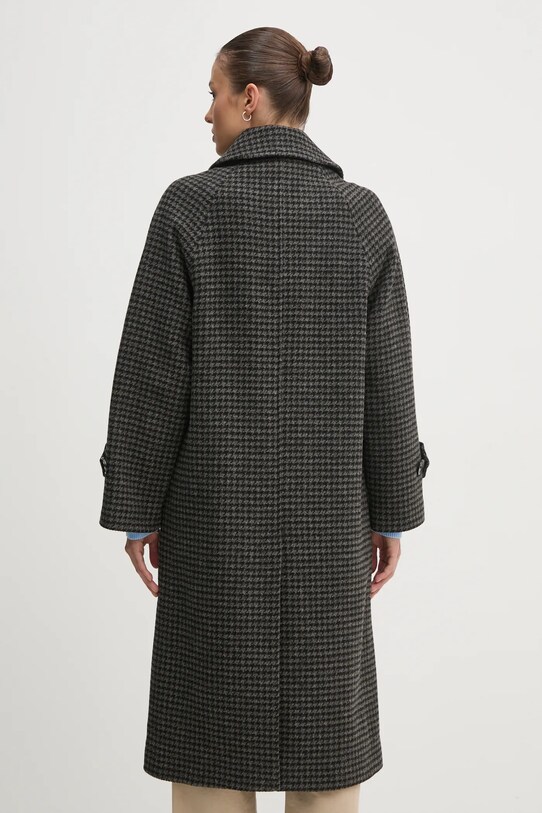 Oblečenie Vlnený kabát Barbour Veronica Wool Car Coat LWO0238 sivá