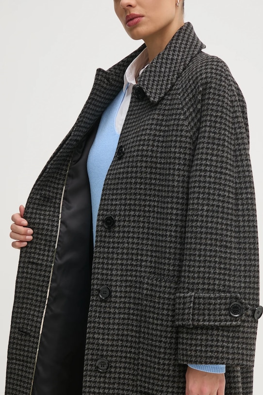 Vlnený kabát Barbour Veronica Wool Car Coat LWO0238