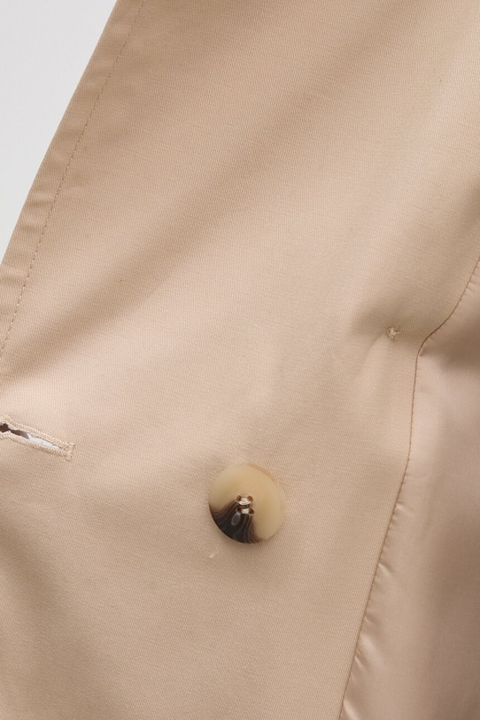 Βαμβακερή καμπαρντίνα Sisley 2XDXLN04K μπεζ