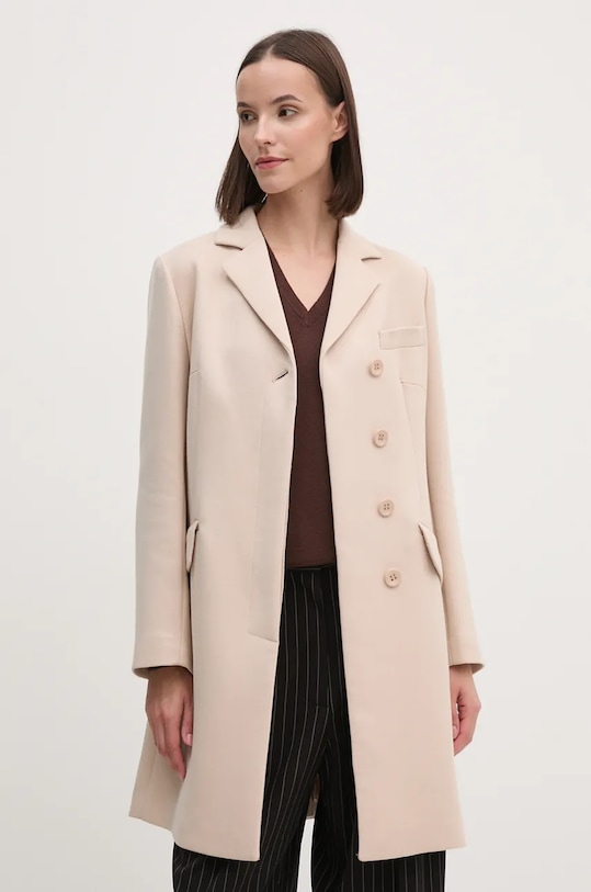 Kabát Sisley nezateplené béžová 22GWLN04G