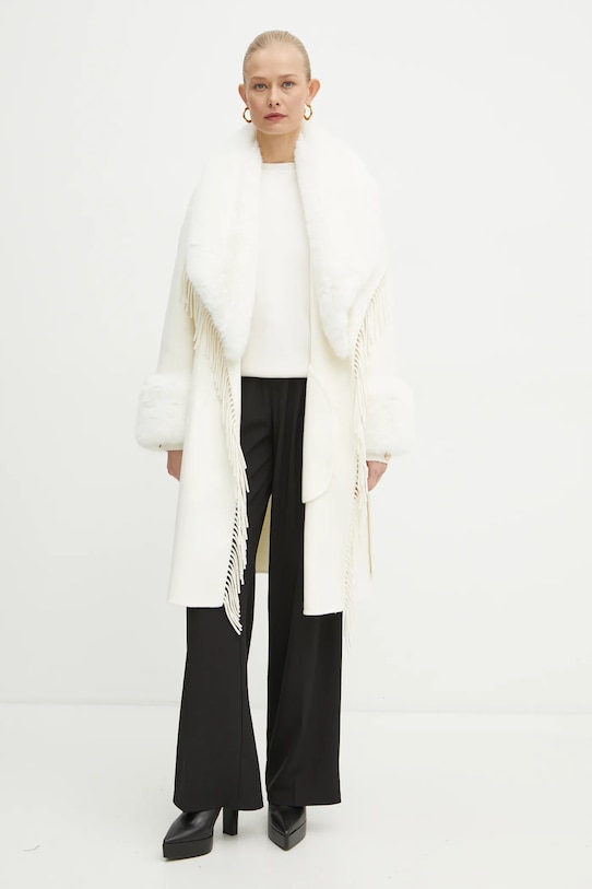 Vuneni kaput Marciano by Guess LILIANA 4BGL10.7125A bež AW24