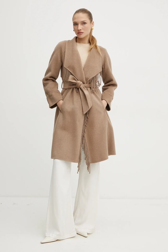 Вовняне пальто Marciano Guess LILIANA 4BGL10.7125A бежевий AW24