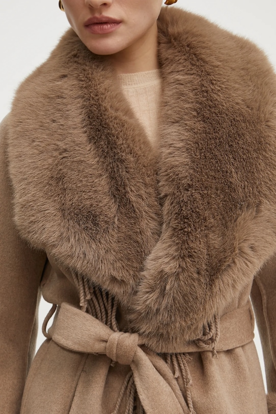 Vlněný kabát Marciano Guess LILIANA 4BGL10.7125A béžová