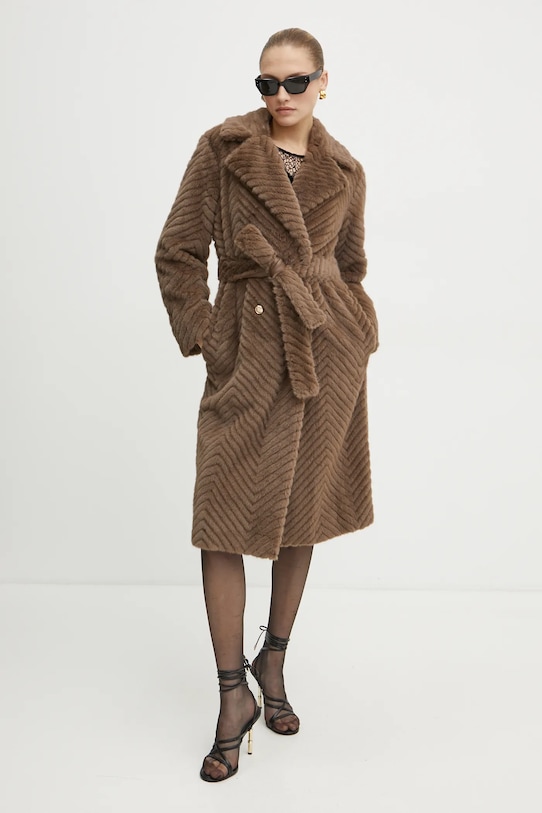 Kaput Marciano by Guess CLAIRE bez tople podstave smeđa 4BGL33.7206A